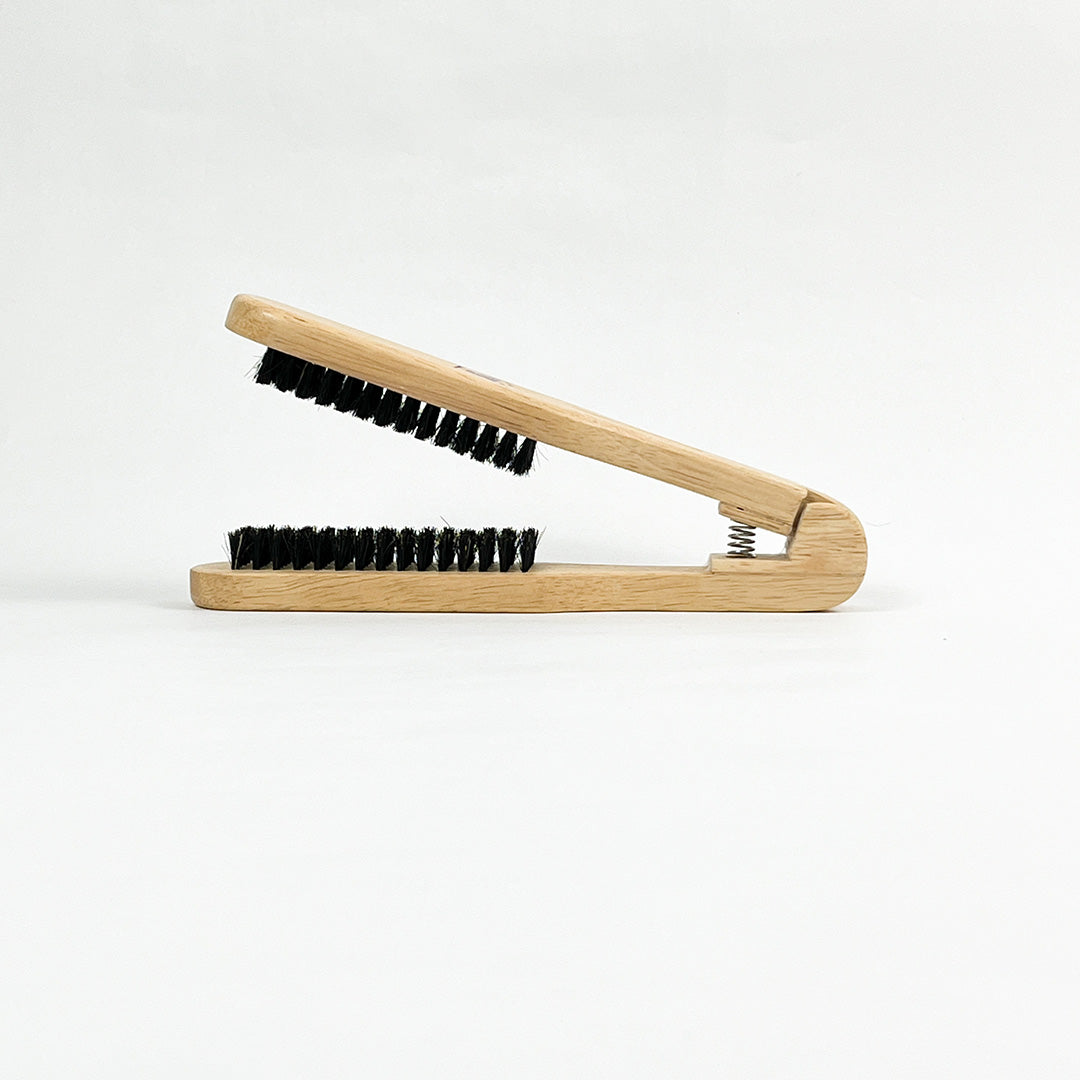 Pinza Plancha Para El Cabello En Madera